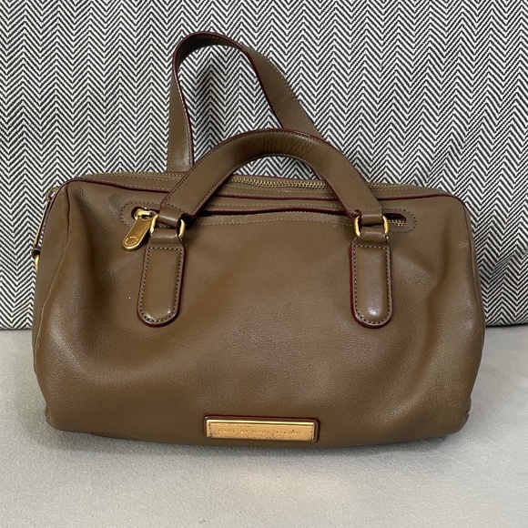 Marc by Marc Jacobs Olive Green Leather "Luna" Satchel - Picture 1 of 16